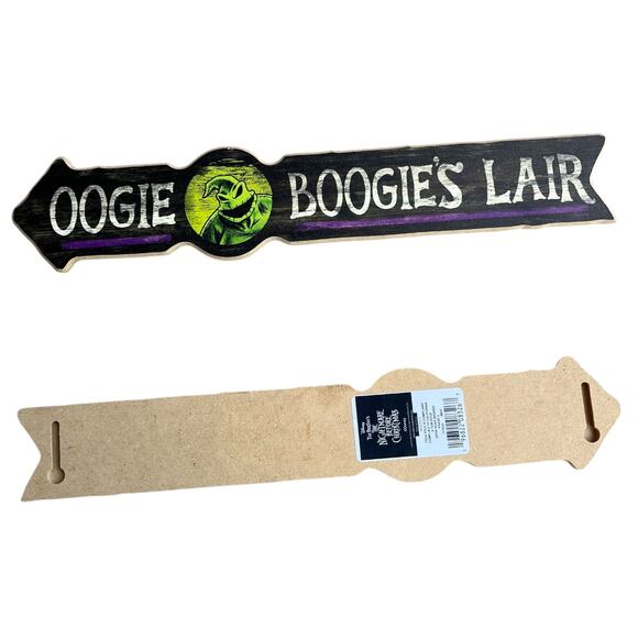Disney The Nightmare Before Christmas Oogie Boogie Sign Home Decor - Picture 2 of 3